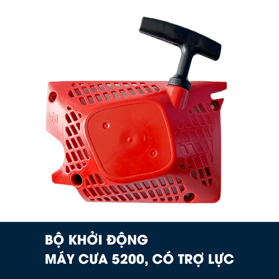 Bộ khởi động máy cưa 5200, có trợ lực